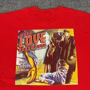 Vintage Verve Records T Shirt Size XL Red FOTL